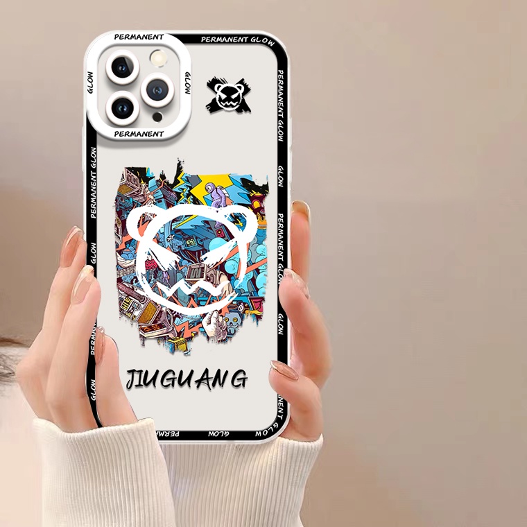 Ốp Điện Thoại TPU Silicon Mềm Chống Sốc Họa Tiết Hoạt Hình Cho IPhone 14 13 12 11 10 Pro XS Max X XR 8 7 6 6S Plus