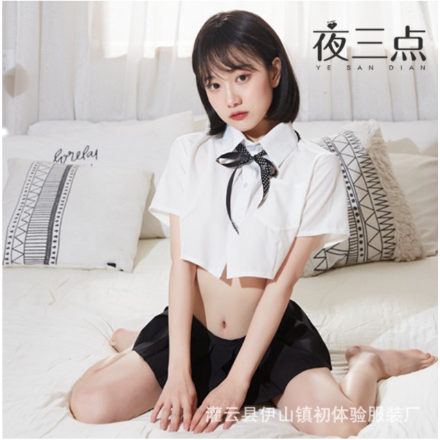 Cosplay Đồng Phục Học Sinh Nhật Bản Gợi Cảm - Trang phục hóa trang cô học sinh sexy gợi cảm - ms008