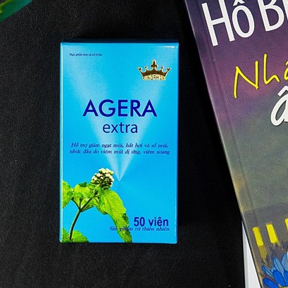 Agera Extra Kingphar - Hỗ Trợ Điều Trị Viêm Mũi, Viêm Xoang (Lọ 50 Viên)