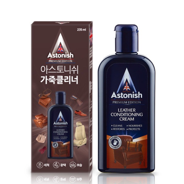 Astonish Primium- Vệ Sinh Đồ Da - Kem vệ sinh bảo dưỡng đồ dùng bằng da Astonish C6960 (vệ sinh ghế da, ví da , giầy da.