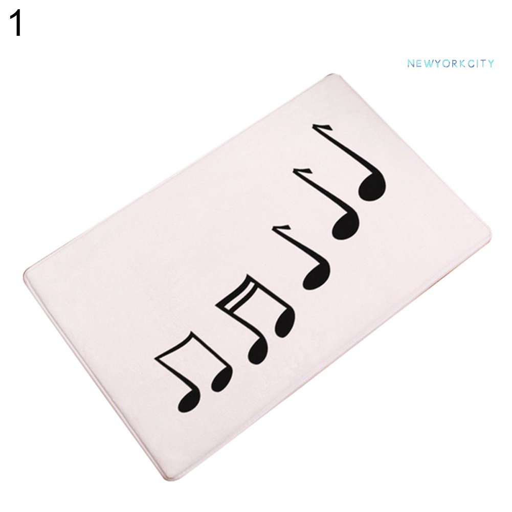 Thảm lót cửa chùi chân Chống Trượt Hình Đàn Piano