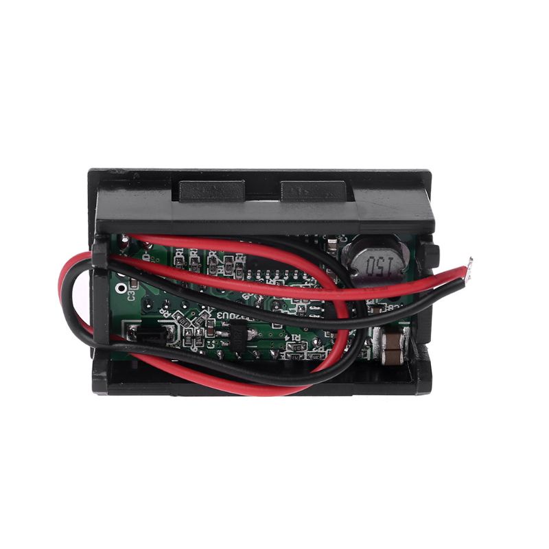 Vôn Kế Mini Màn Hình Led Kỹ Thuật Số Dc 12v Usb 5v2a Cho Xe Mô Tô