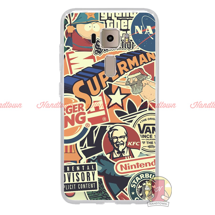 Ốp lưng Asus Zenfone 3 5.2 ZE520KL / 3 Max 5.5 ZC553KL / 4 Max 5.2 ZC520KL / 4 Max Pro ZC554KL dẻo trong in hình Phần A