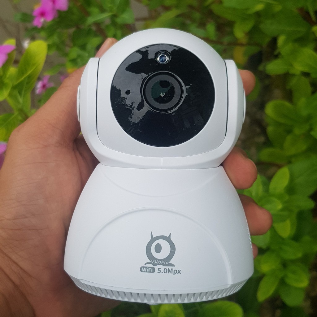 Camera V380 PRO 5.0Mpx Q8HD xoay quay theo chuyển động độ phân giải (2536×1440) KÈM THẺ NHỚ 64GB