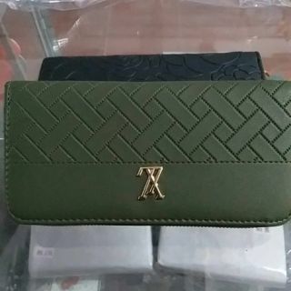 Ví nữ da khóa kéo vòng màu

xanh đen