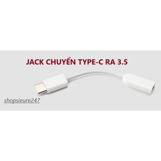 (SALE) JACK CHUYỂN TYPE-C RA JACK 3.5