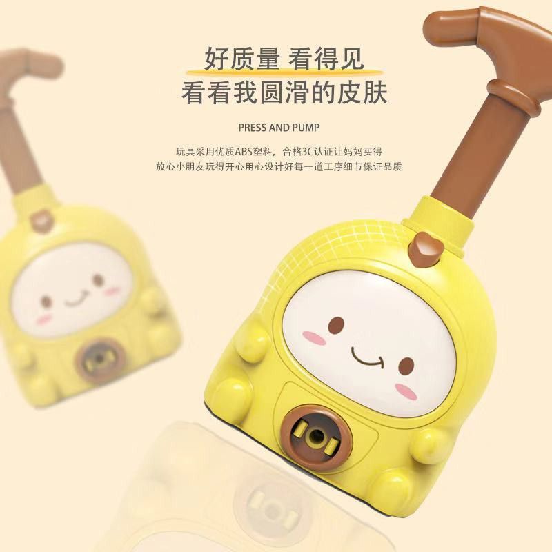Đồ chơi bơm bóng đua xe kèm phi hành gia nhảy dù
