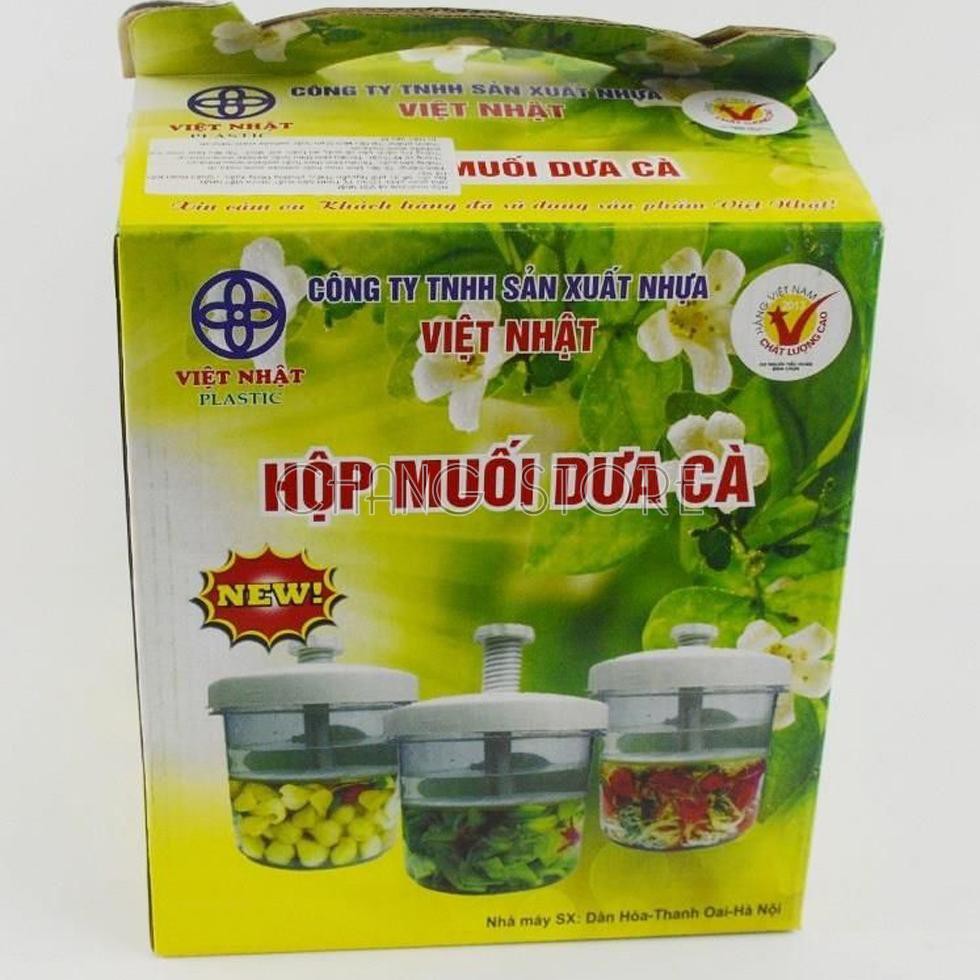 Hộp Muối Dưa Cà Việt Nhật An Toàn Tiện Dụng