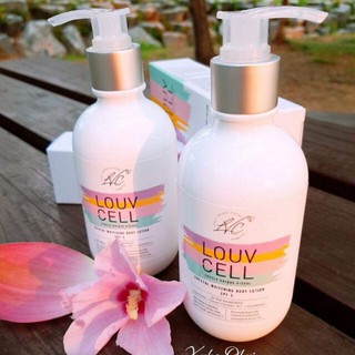 Dưỡng thể trắng da louv cell crystal whitening body lotion