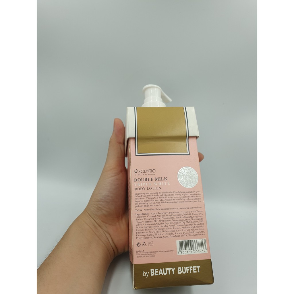 [ AUTH GIÁ CỰC TỐT ] Kem dưỡng thể Thái Lan Double Milk Triple White Body Lotion 250ml/Kem dưỡng thể trắng da chính hãng | BigBuy360 - bigbuy360.vn