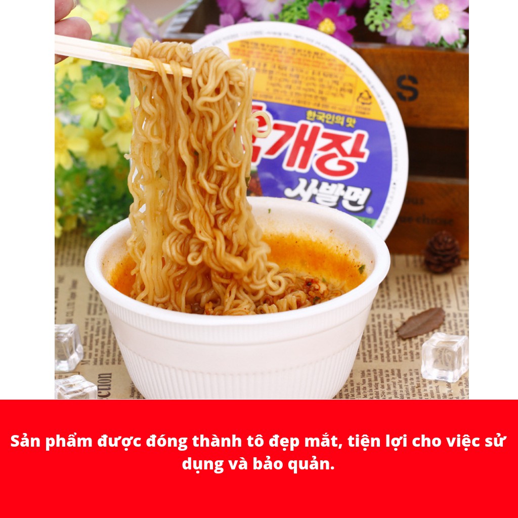 MÌ ĂN LIỀN YUKECHANG NONGSHIM VỊ CAY NÓNG TÔ 86G