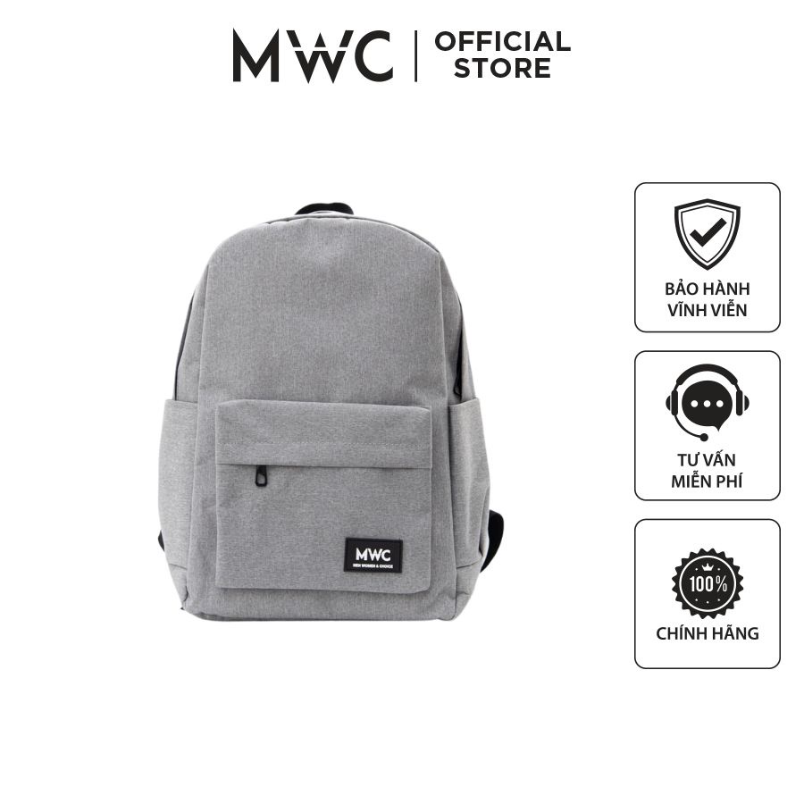 Balo MWC 1033 - Balo Nam Nữ Đơn Giản Chống Nước Có Ngăn Đựng Laptop Nhiều Ngăn Nhỏ Tiện Lợi