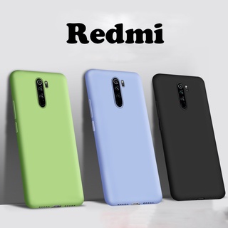 Ốp điện thoại silicon màu kẹo nhám kèm dây đeo cho Xiaomi Redmi 12 12C A1 10A 9C 8A 8 Note 7 8 Pro