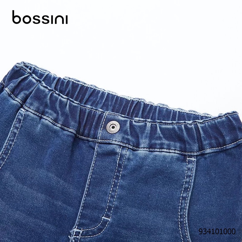 Quần jeans bé trai lưng thun WILD Bossini 934101000