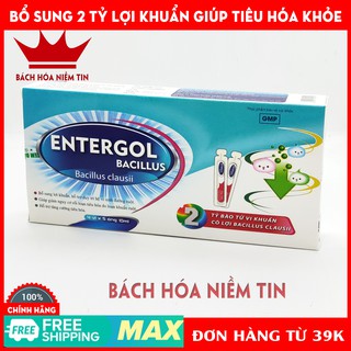 Men tiêu hóa bổ sung 2 tỷ lợi khuẩn ENTERGOL BACILLUS - giảm rối loạn tiêu hóa hiệu quả cho trẻ từ 2 tuổi