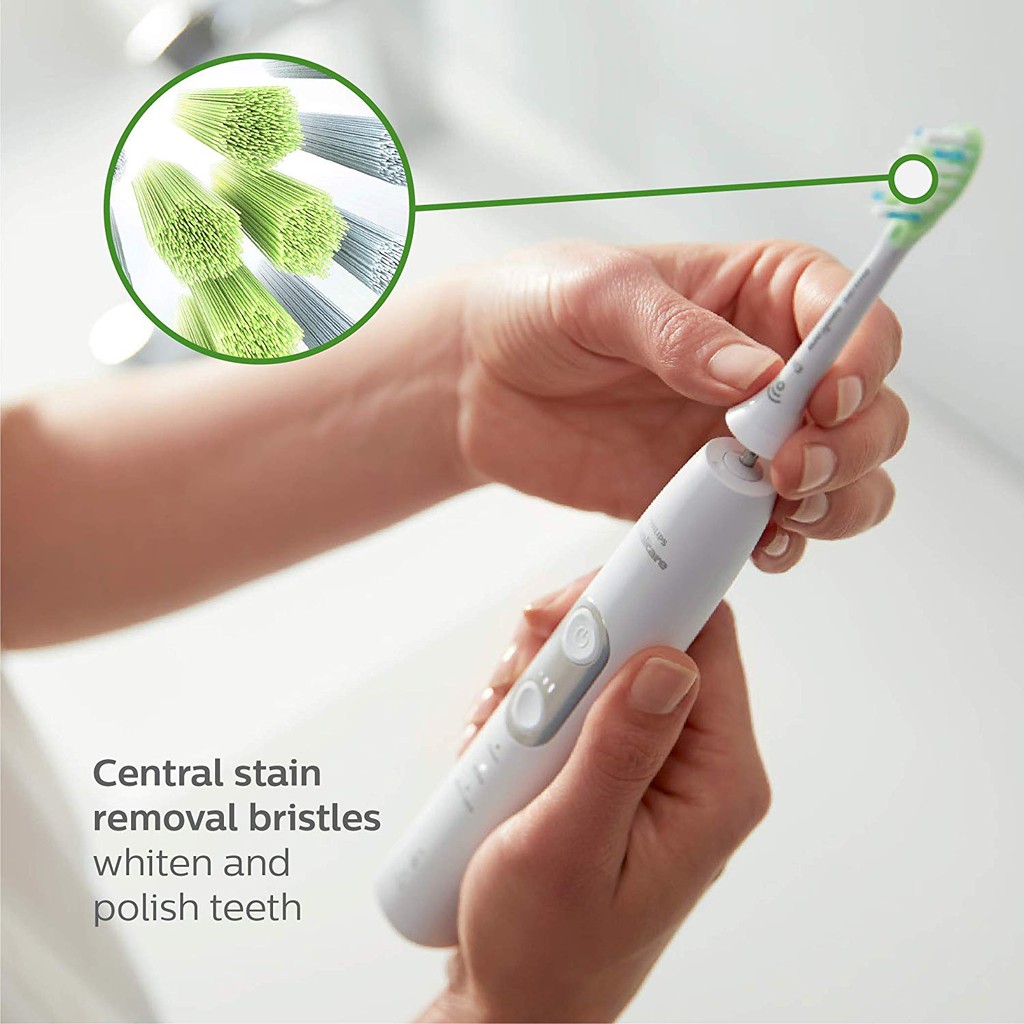 Đầu bàn chải điện Philips Sonicare W3 Premium Toothbrush Head (vỉ 6 cái) [Hàng Đức]