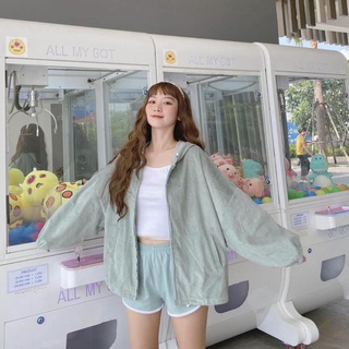 [S06] [Ảnh thật] Áo khoác Basic Nhung Gân form rộng cực đẹp
