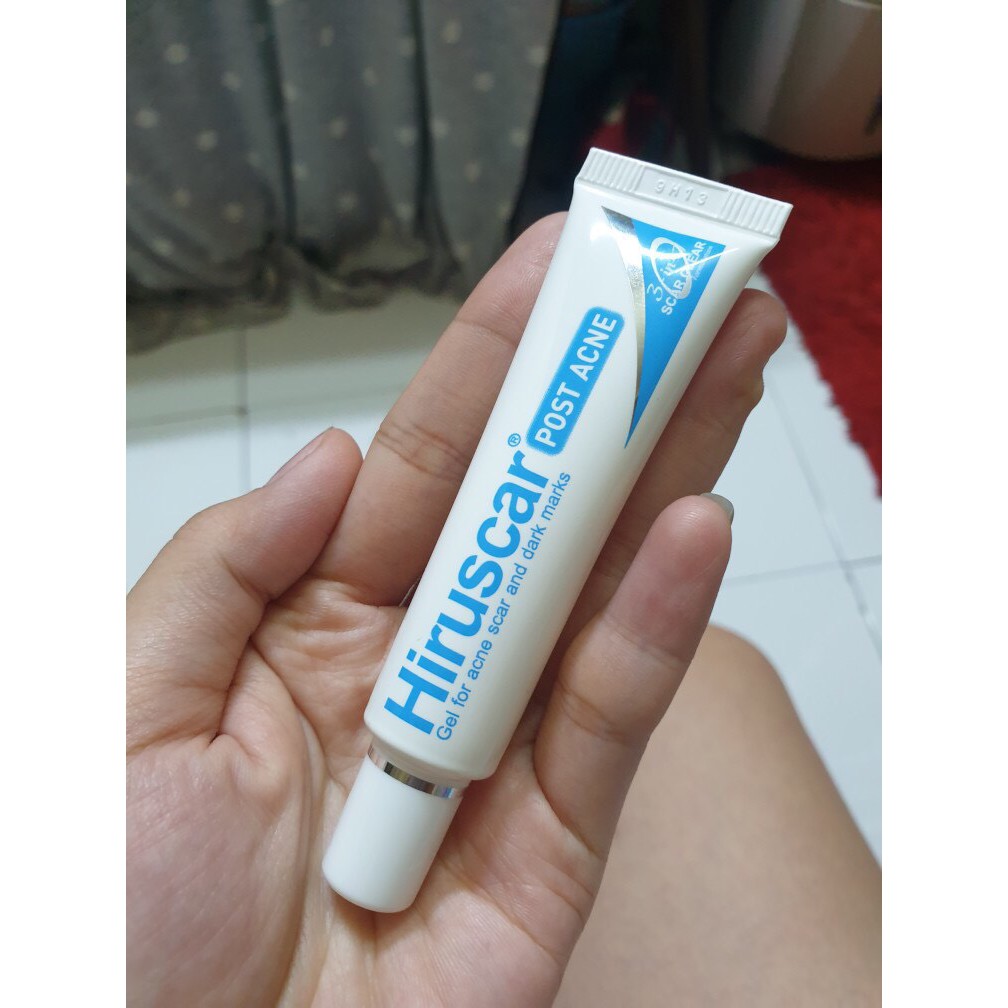 Gel chăm sóc sẹo mụn và mụn thâm Hiruscar Post Acne 10g - Tặng 1 gương cầm tay