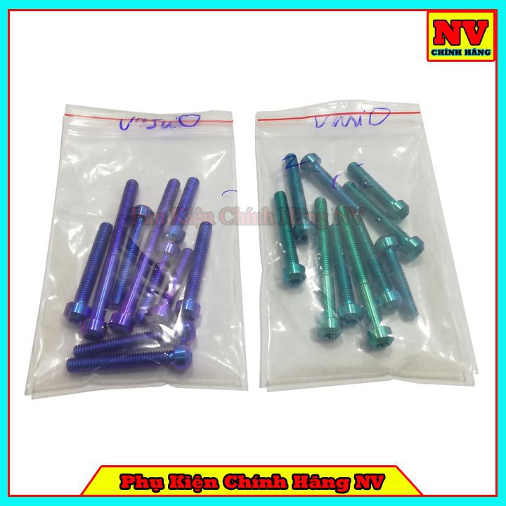 Bộ Ốc Lốc Máy Vario Gr5 Full Bộ 10 Con