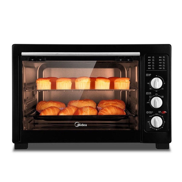 Midea / Lò nướng điện đẹp Trang chủ Baking 38L Công suất lớn Bánh mì đa chức năng Bánh mì MG38CB-AA