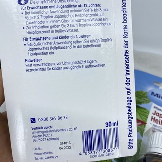 Tinh Dầu Bạc Hà Mivolis Đức 30ml