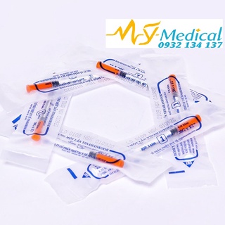 Bơm tiêm 1ml Vinahankook insulin (Bơm tiêm cam)