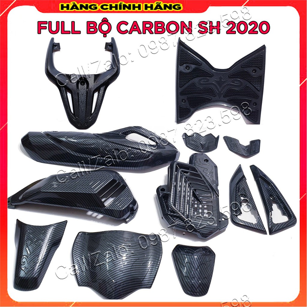 Bộ Carbon SH 2020-22  𝐅𝐔𝐋𝐋 𝐁𝐎̣̂ ( LƯU Ý GIÁ LẺ TỪNG MÓN)