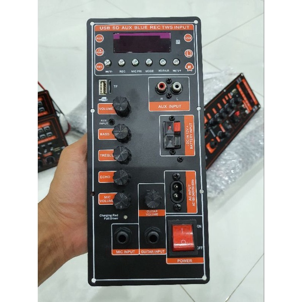 Mạch loa kéo công suất 120W 4R HP317 có EQUALIZER 5 BAND loa kéo 3 tấc