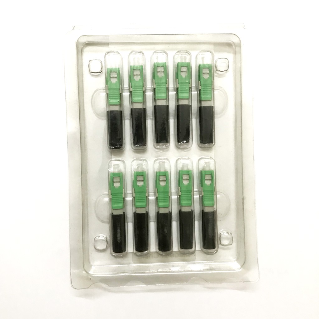 Đầu nối quang fast connector APC vỉ 10 cái