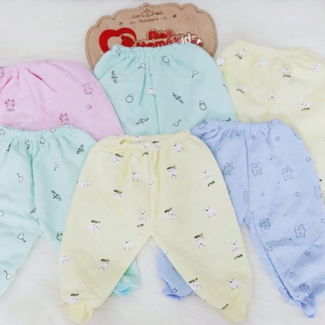 Quần chục trần bông cho bé