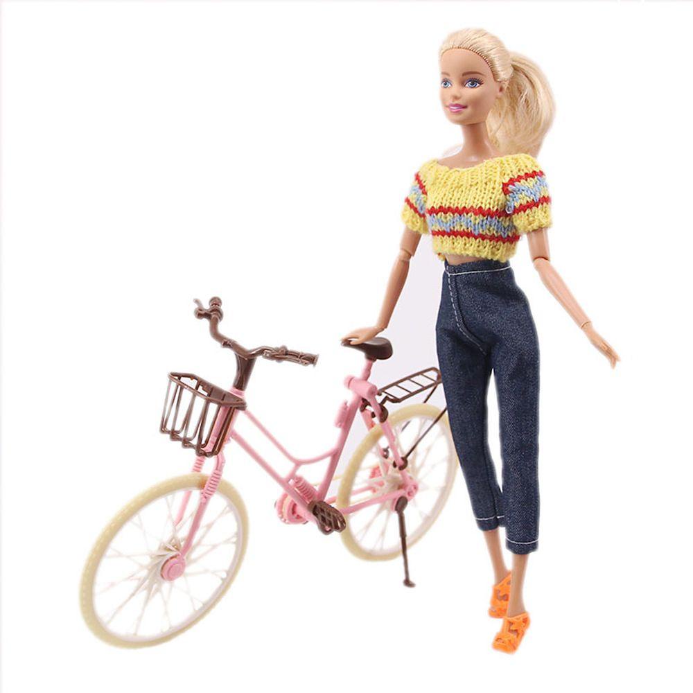 DARNELL Xe Đạp Có Giỏ Xinh Xắn Cho Búp Bê