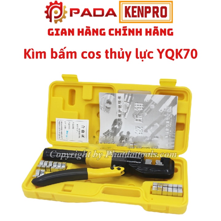 Kìm Bấm Đầu Cos Thủy Lực YQK70-Chính Hãng-Bảo Hành 6 Tháng