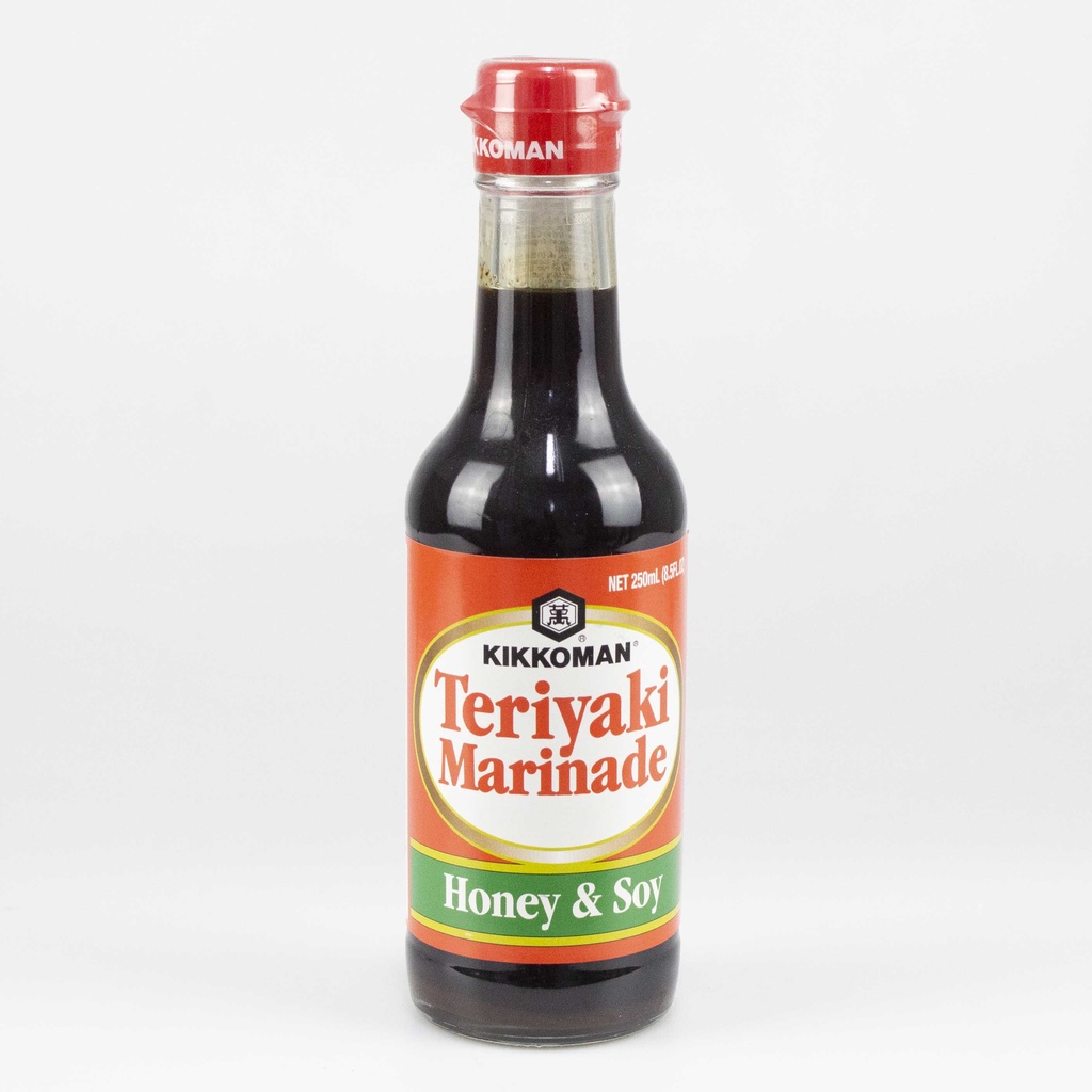 Sốt tẩm ướp Teriyaki mật ong &amp; nước tương hiệu Kikkoman 250ml