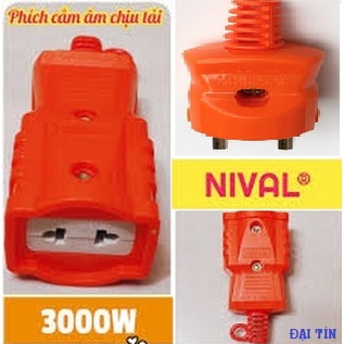 Phích cắm siêu chịu tải 3000W NiVal
