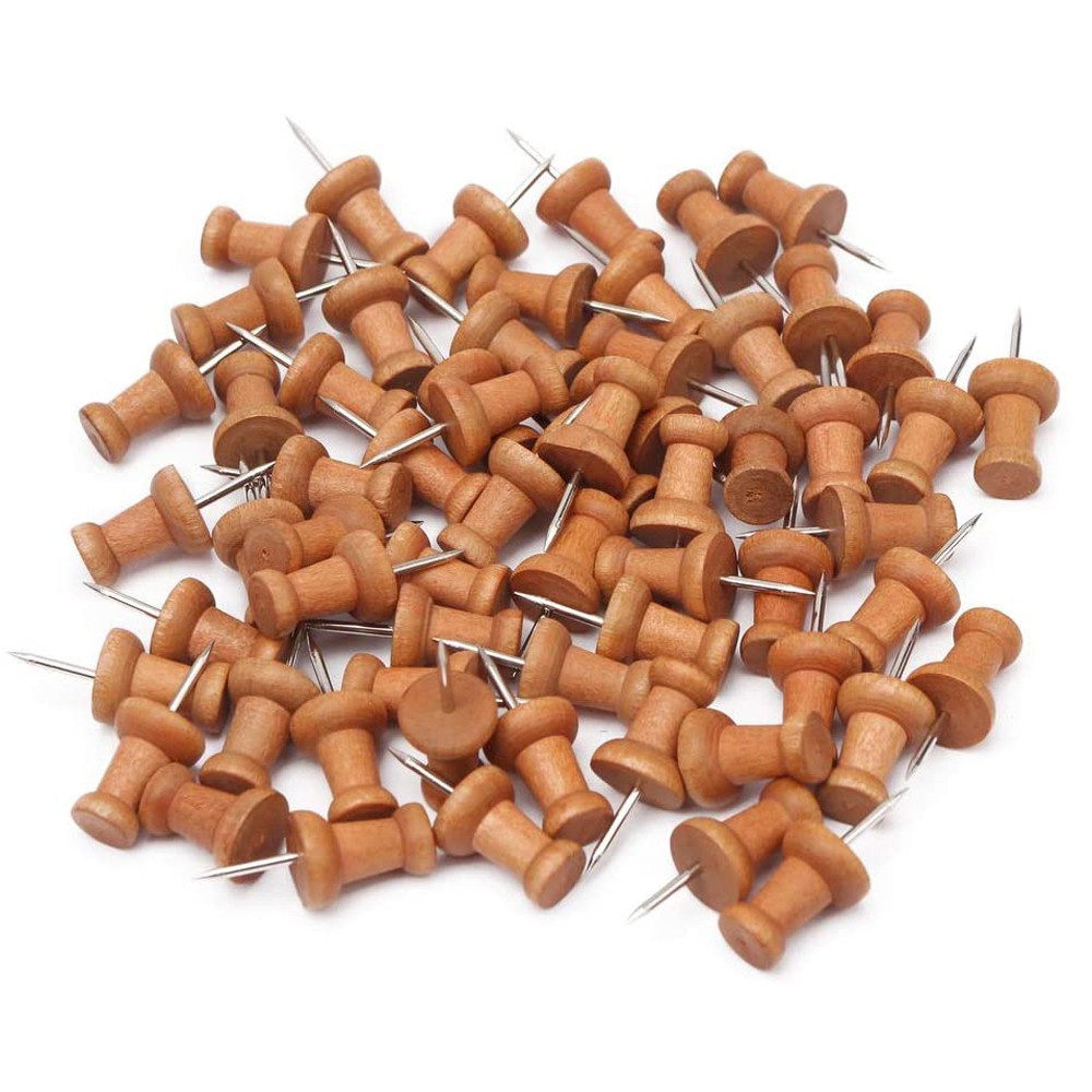 Ghim Gỗ Dùng Đánh Dấu Bản Đồ Tiện Dụng Cho Trường Học / Văn Phòng