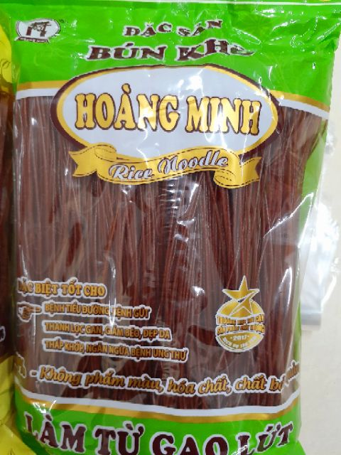 Combo 2 gói phở/bún khô gạo lứt Hoàng Minh 500g | BigBuy360 - bigbuy360.vn