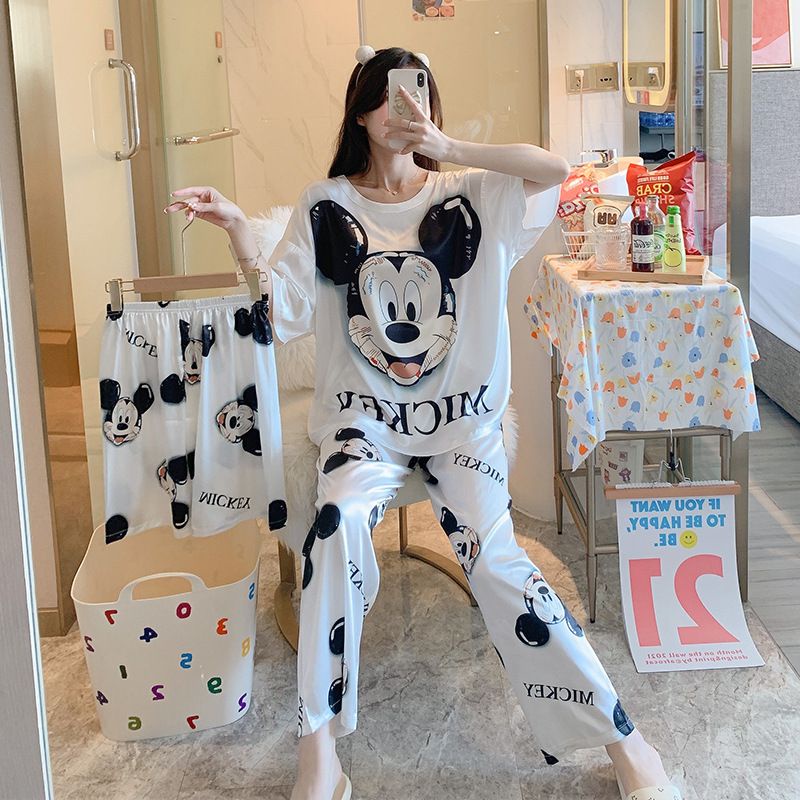 set bộ 3 món mặc nhà hoạt hình dễ thương(hàng đặt trước) | BigBuy360 - bigbuy360.vn