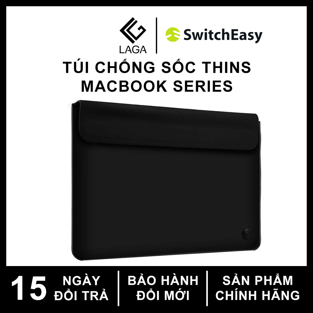 [Mã 159ELSALE hoàn 7% đơn 300K] Túi Chống Sốc Cao Cấp SwitchEasy Thins Macbook Air 13 / Pro 13 / Pro 15