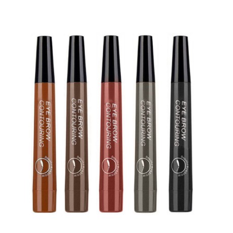 Bút Kẻ Lông Mày Dạng Lỏng Đầu Chia 4 Chấu Với 5 Màu Tùy Chọn Tiện Dụng | BigBuy360 - bigbuy360.vn