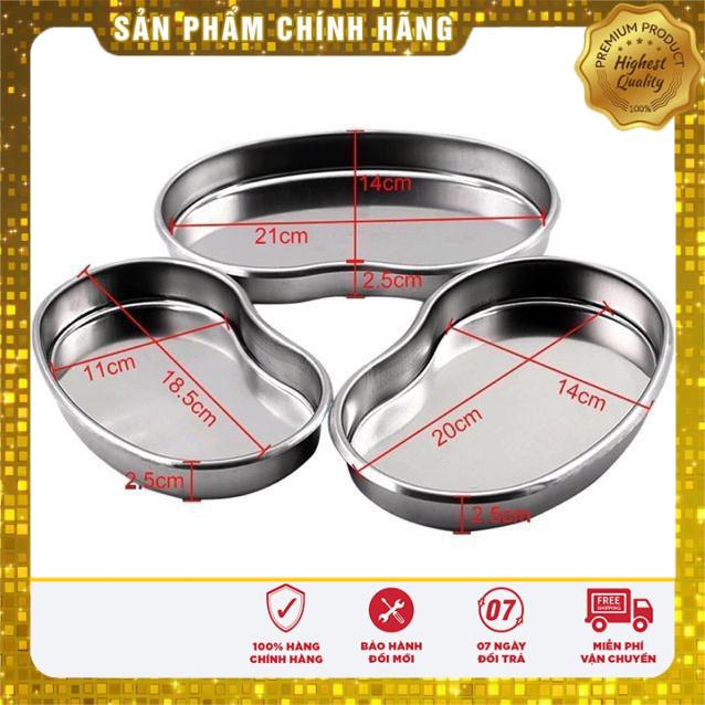 FREESHIP Khay inox hạt đậu đựng dụng cụ phun xăm hoặc spa