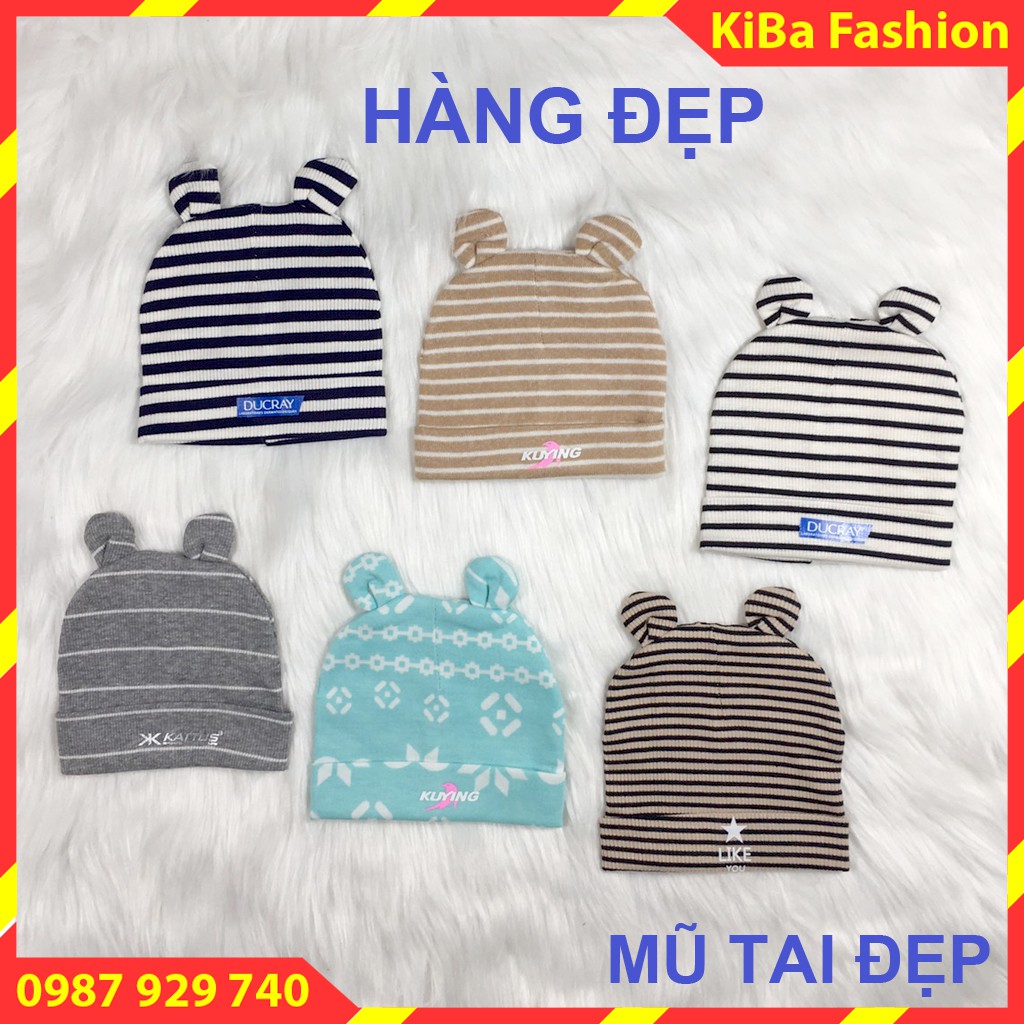 Mũ, nón sơ sinh 2 lớp cao cấp an toàn cho bé từ 0-3 tháng MSS- TK0550 / mũ sơ sinh / mũ cho bé sơ sinh / mũ sơ sinh / mũ