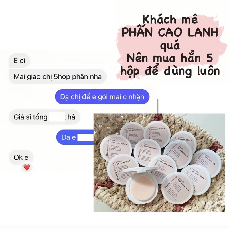 PHẤN HOA Cao Lanh Đông Y