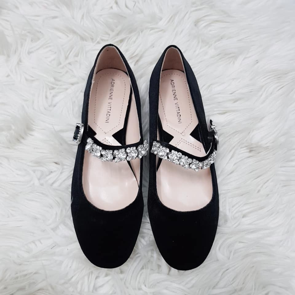 Giày nhung búp bê quai đá tiểu thư Vintage-Ord/ẢNH THẬT | BigBuy360 - bigbuy360.vn