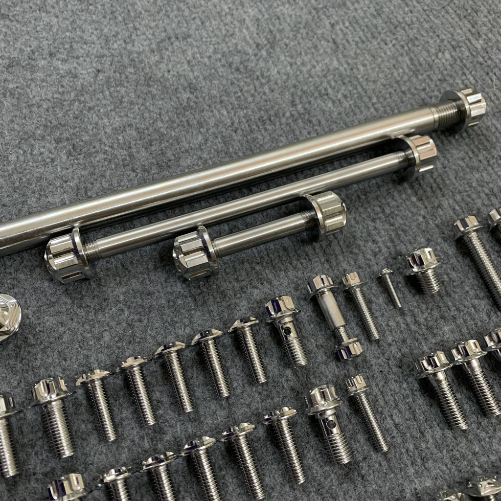 Full Ốc Salaya Cho Exciter 150 (Ex150) Chuẩn Inox304 Siêu Sáng Không Sét Có Bảo Hành