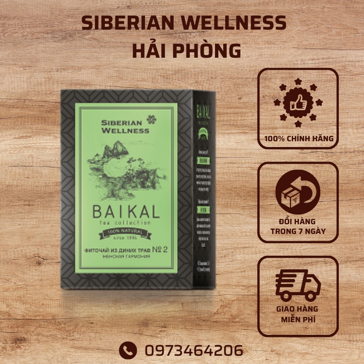 Trà thảo mộc dành cho phụ nữ Baikal tea collection. Herbal tea №2 Siberian Wellness