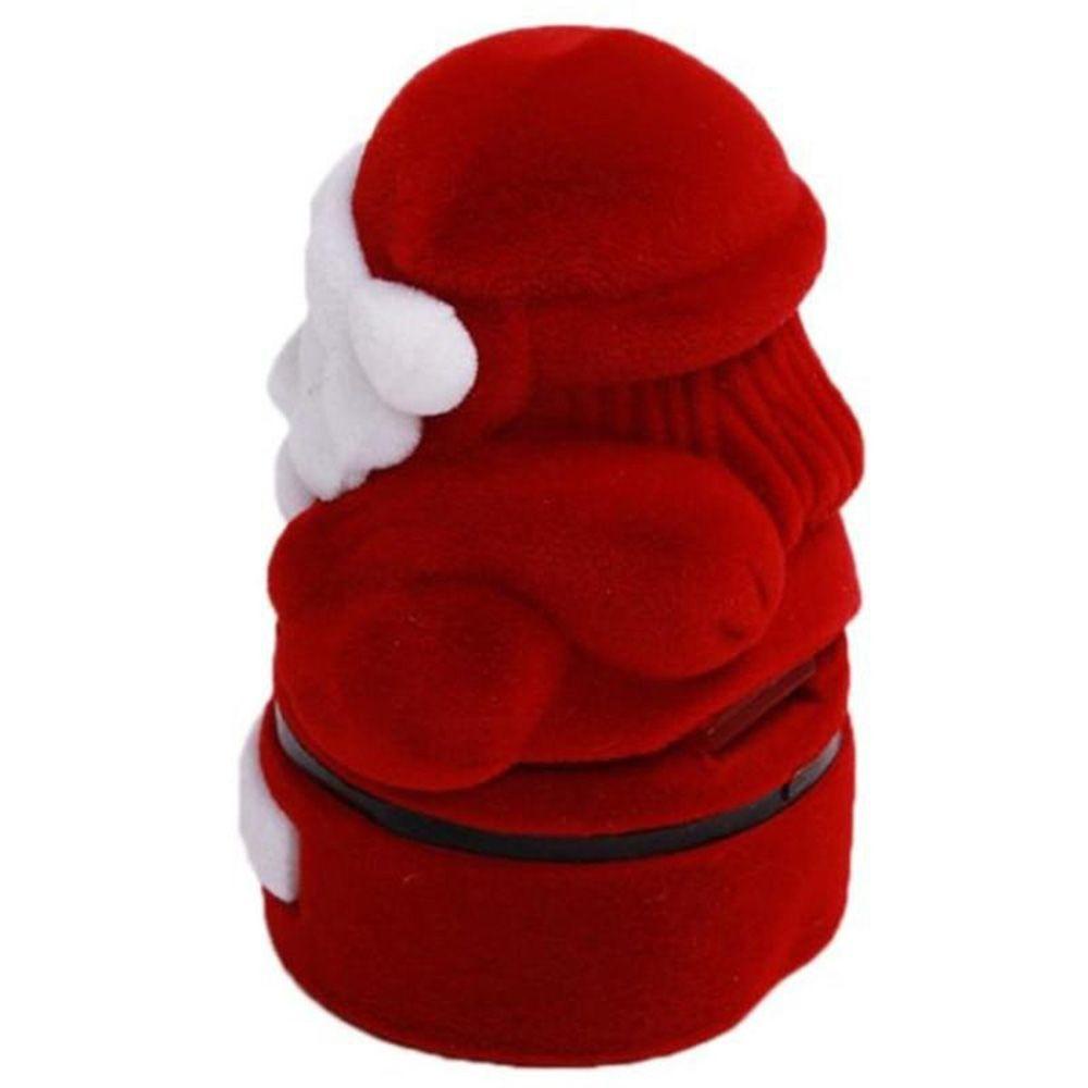 Hộp Đựng Trang Sức Hình Ông Già Noel Màu Sắc Đỏ Hiện Đại