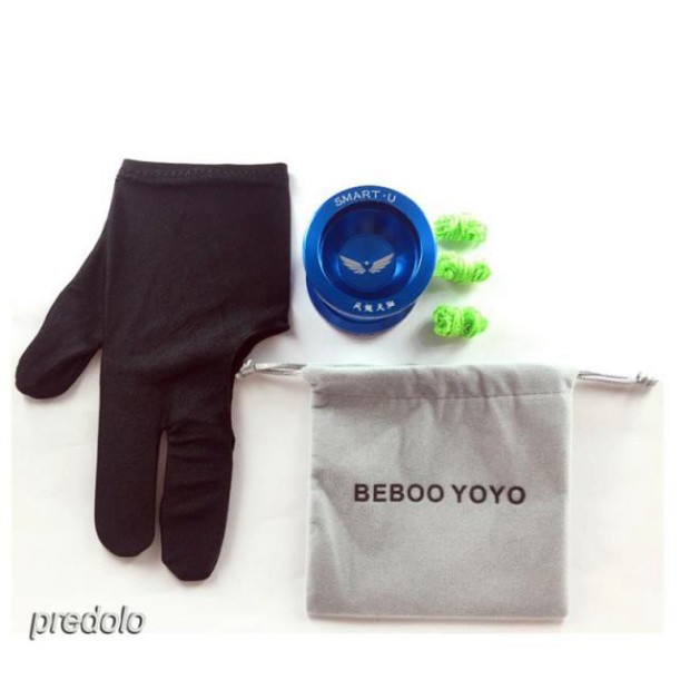 Bộ đồ chơi con quay Yoyo Beboo Yo Yo S1 bằng nhôm thiết kế tiện lợi kèm bao tay cao cấp