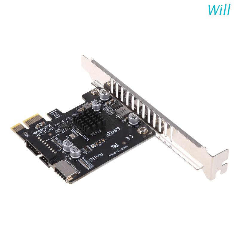 Card Mở Rộng PCI-E Sang USB3.0 5G PCI Express X1 X4 X8 X16