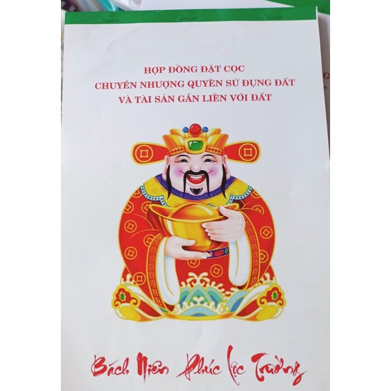 Sổ cọc nhà đất ( mẫu Mới )