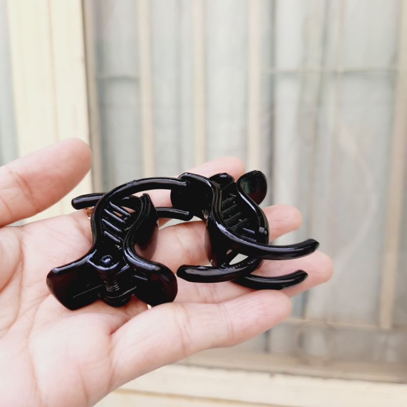 Kẹp tóc 3 răng/5 răng nhí đen bóng